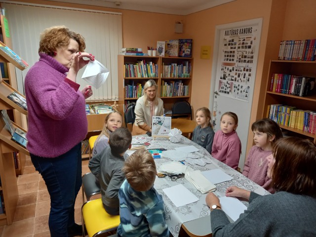 Valmieras pagasta bibliotēka 2023.g.